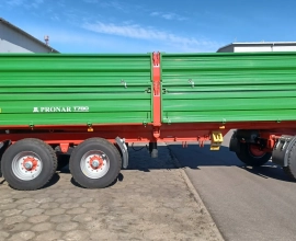 PRZYCZEPA burtowa trzyosiowa Pronar T780