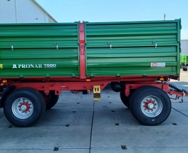 PRZYCZEPA burtowa dwuosiowa Pronar T680
