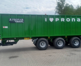 PRZYCZEPA skorupowa tridem z przesuwną ścianą Pronar T900XL