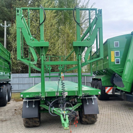 PRZYCZEPA do przewozu bel Pronar T028 ML (testowa)