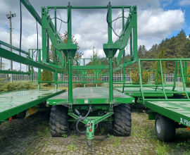 PRZYCZEPA do przewozu bel Pronar T028 ML