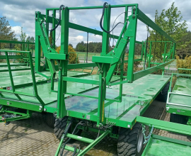 PRZYCZEPA do przewozu bel Pronar T028 ML